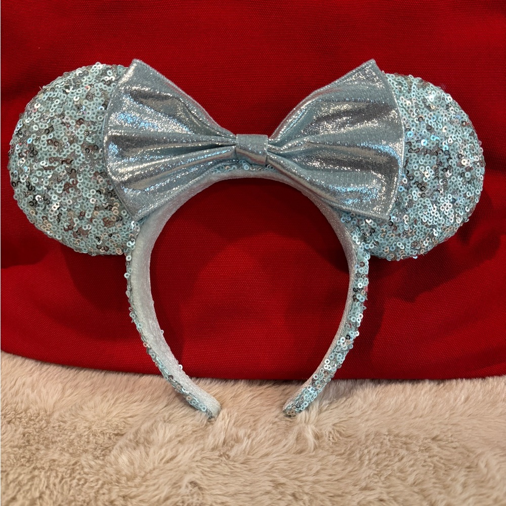 Minnie Ears Headband - Frozen, Arendelle Aqua Blue, Disney, Micky